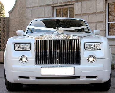 Rolls Royce Phantom - White hire 